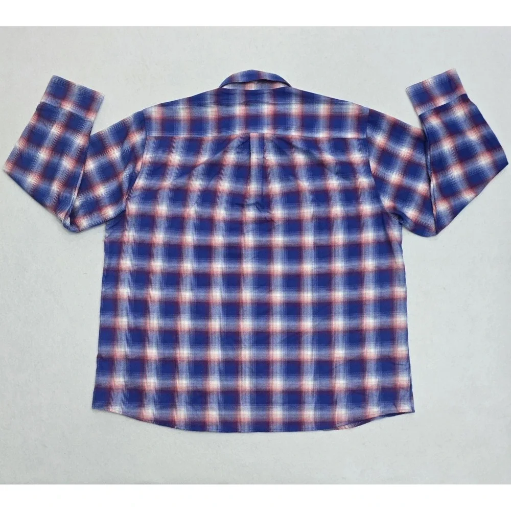 Dixon Flannel Company Glory Long Sleeve Flannel Red White Blue Mens Size 4XL - Picture 4 of 15